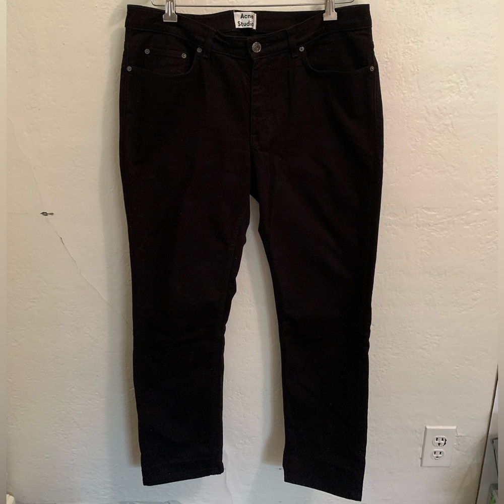 Acne Studios Black Denim Jeans 30x34